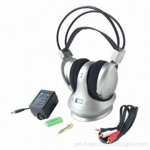 Infrared wireless stereo earphones